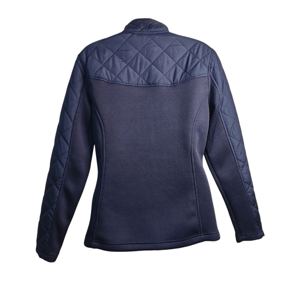 Swiss Tech Jacket Women's Purple Blue Knit ZIP Up Jacket Sz Medium - Picture 2 of 9